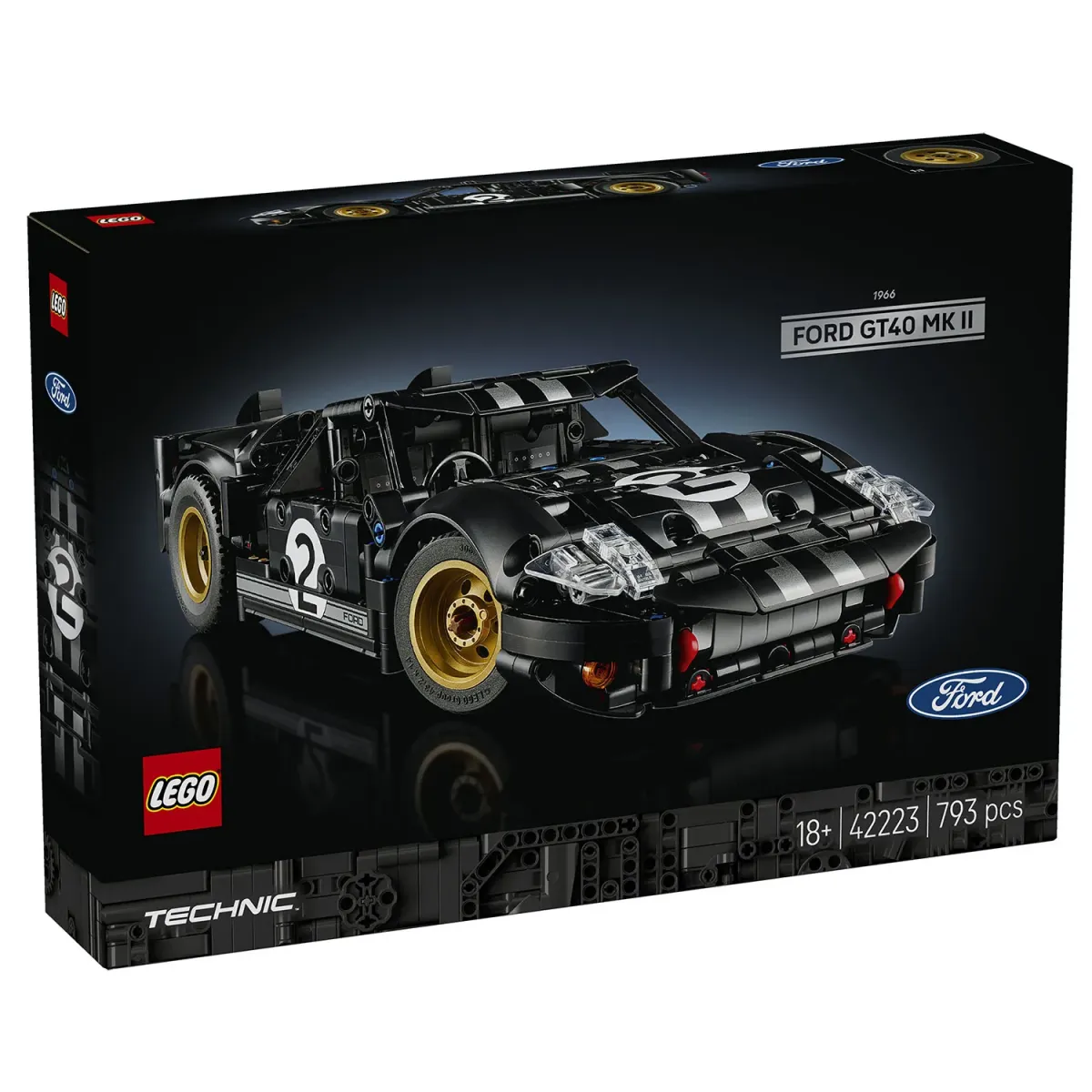LEGO  Technic Αγωνιστικό Αυτοκίνητο Ford GT40 MKII του 1966 42223