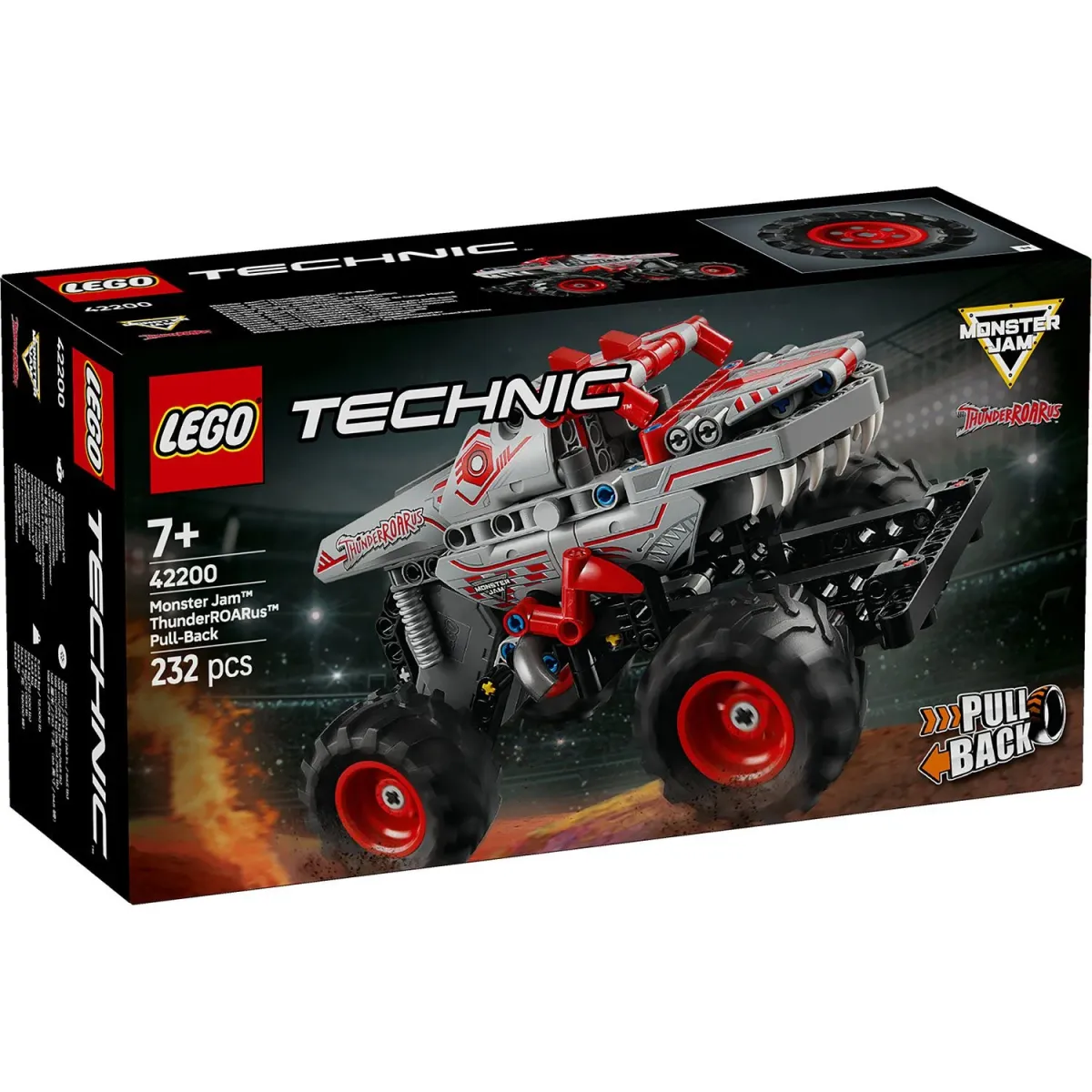 LEGO  Technic Monster Jam™ ThunderROARus™ Pull-Back 42200
