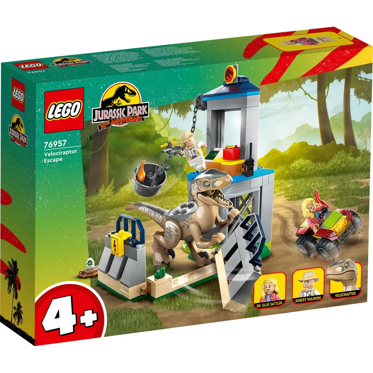 LEGO Velociraptor Escape 76957