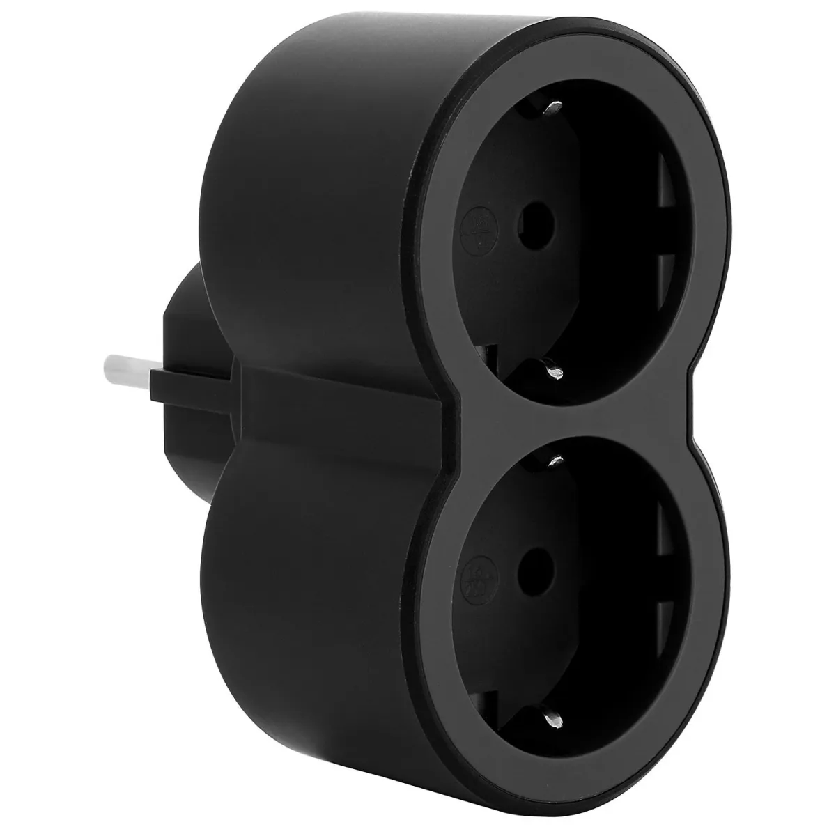 Legrand Πολύπριζο 2 Θέσεων Σούκο Μαύρο STD