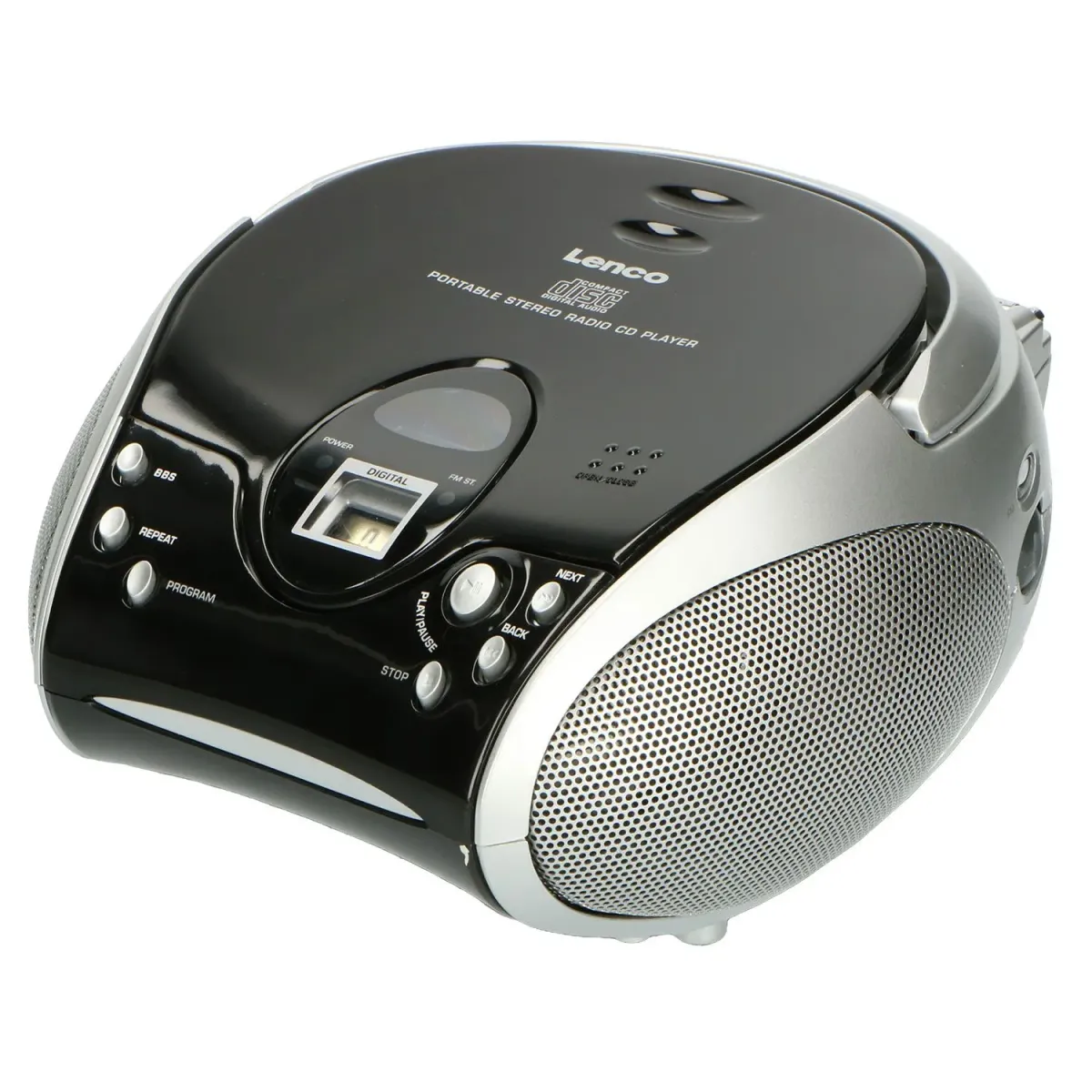 Lenco SCD-24 BLACK/SILVER