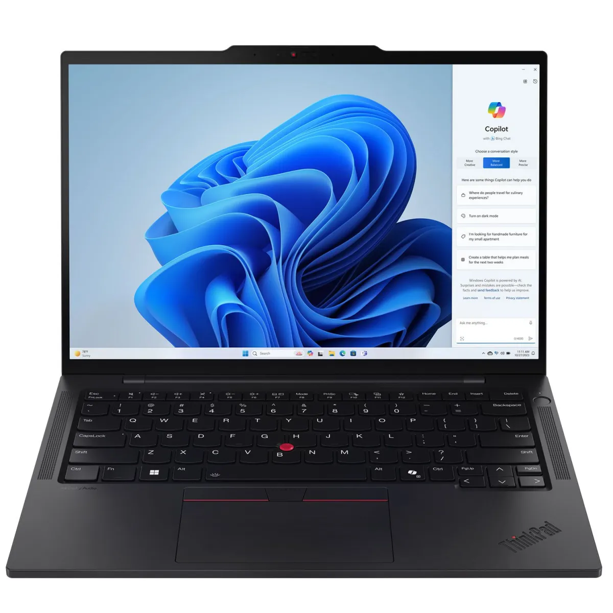 Lenovo ΤhinkPad T14s G5 Laptop 14" WUXGA IPS (Core Ultra 7 155U/32 GB/1 TB/Intel Arc Graphics/Windows 11 Pro)