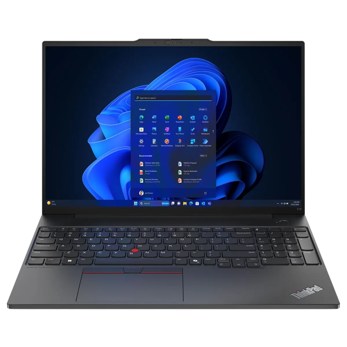 Lenovo ThinkPad E16 G2 Laptop 16" IPS (Core Ultra 5 125U/16 GB/512 GB/Intel Arc Graphics/Windows 11 Pro)