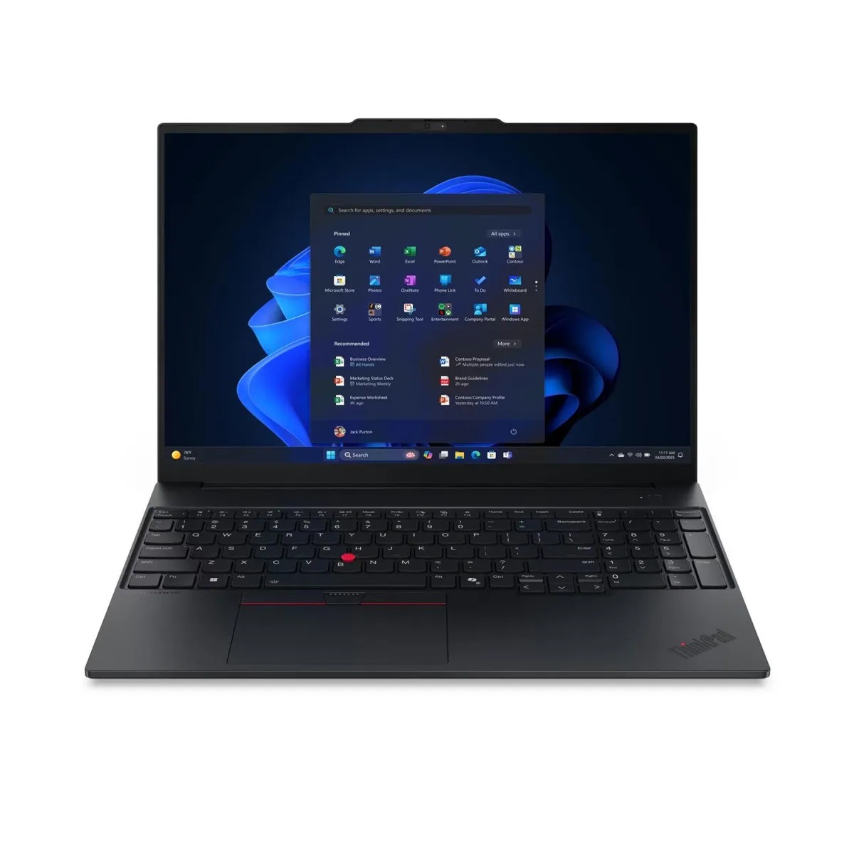 Lenovo ThinkPad E16 G3 Laptop 16" IPS (Core Ultra 7 258V/32 GB/1 TB/Intel Arc Graphics/Windows 11 Pro)