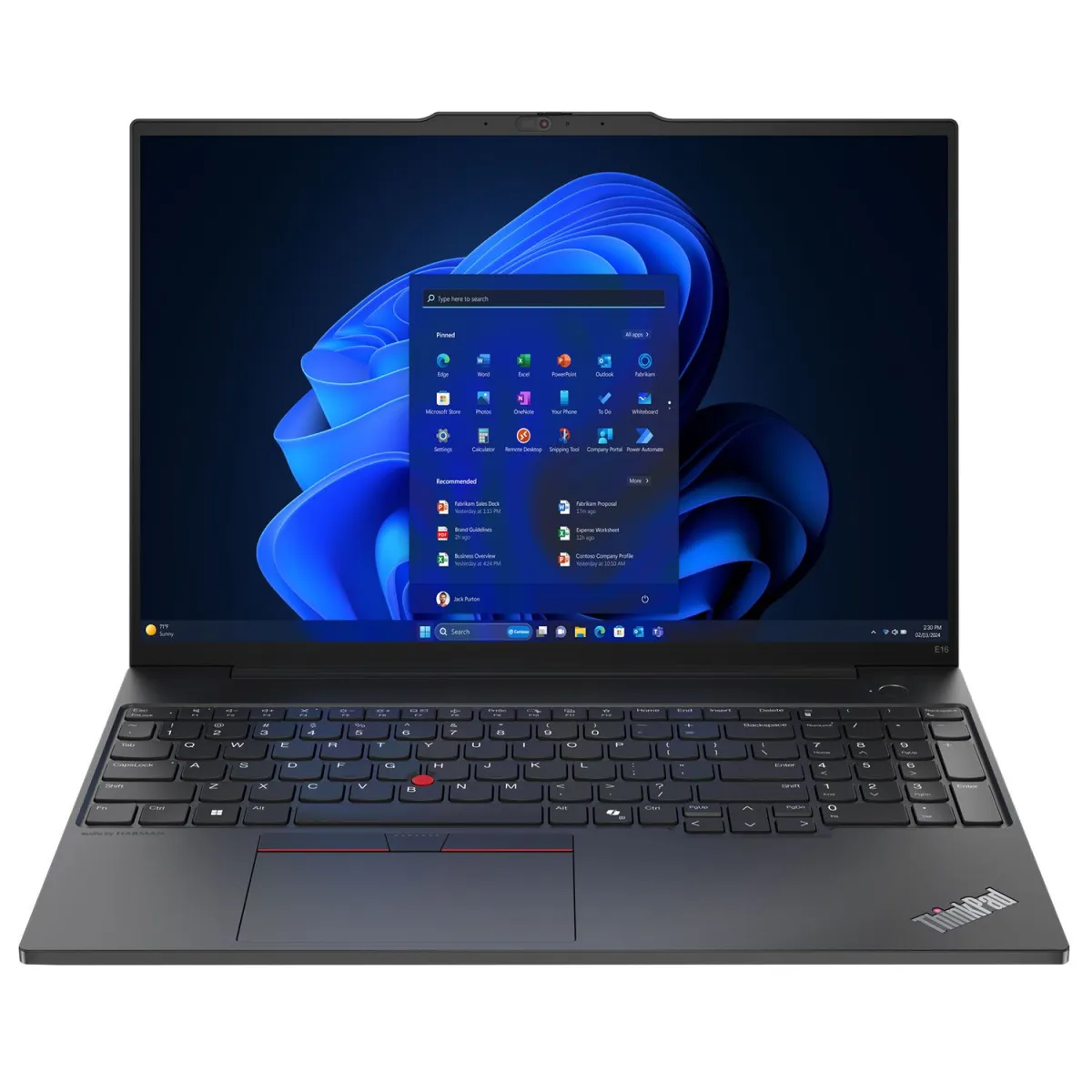Lenovo ThinkPad E16 Laptop 16" WUXGA IPS (Ryzen 5 7535HS/16 GB/512 GB/Radeon 660M Graphics/Windows 11 Pro)