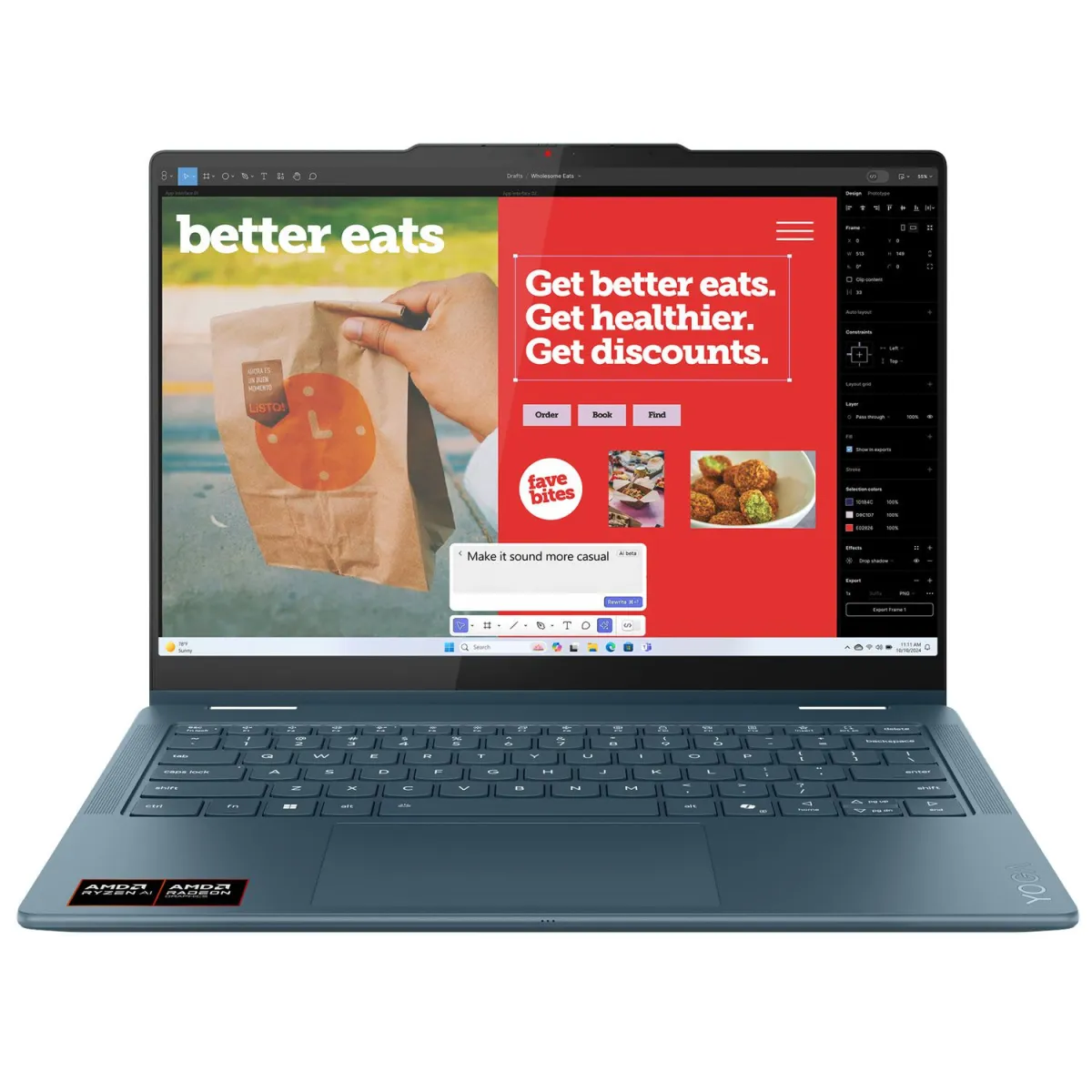 Lenovo Yoga 7 2-in-1 Laptop 14" OLED (Ryzen AI 7 350/16 GB/1 TB/860M/Windows 11 Home)
