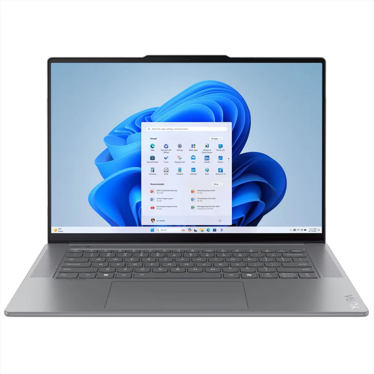 Lenovo Yoga Slim 7 15ILL9 Laptop 15.3" IPS Αφής (Core Ultra 7 258V/32 GB/1 TB/Intel Arc Graphics/Windows 11 Home)