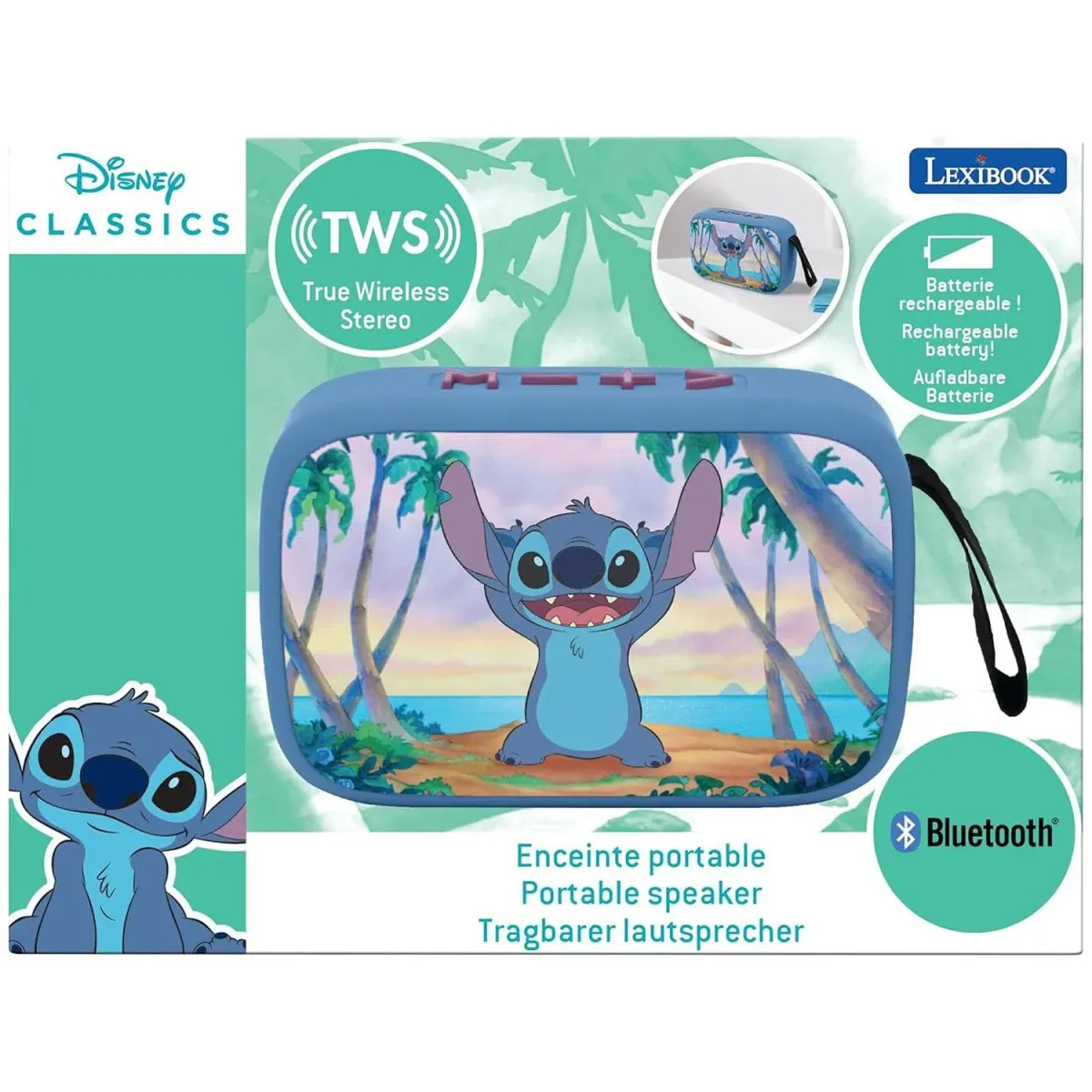 Lexibook Ηχείο Disney Stitch Bluetooth