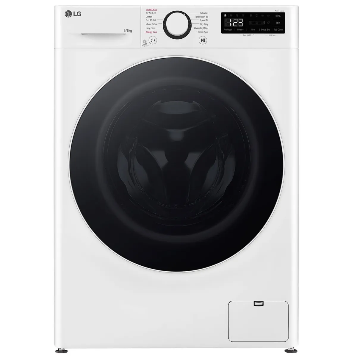 LG D4R5009TSWW Πλυντήριο-Στεγνωτήριο 9,00 kg / 6 kg
