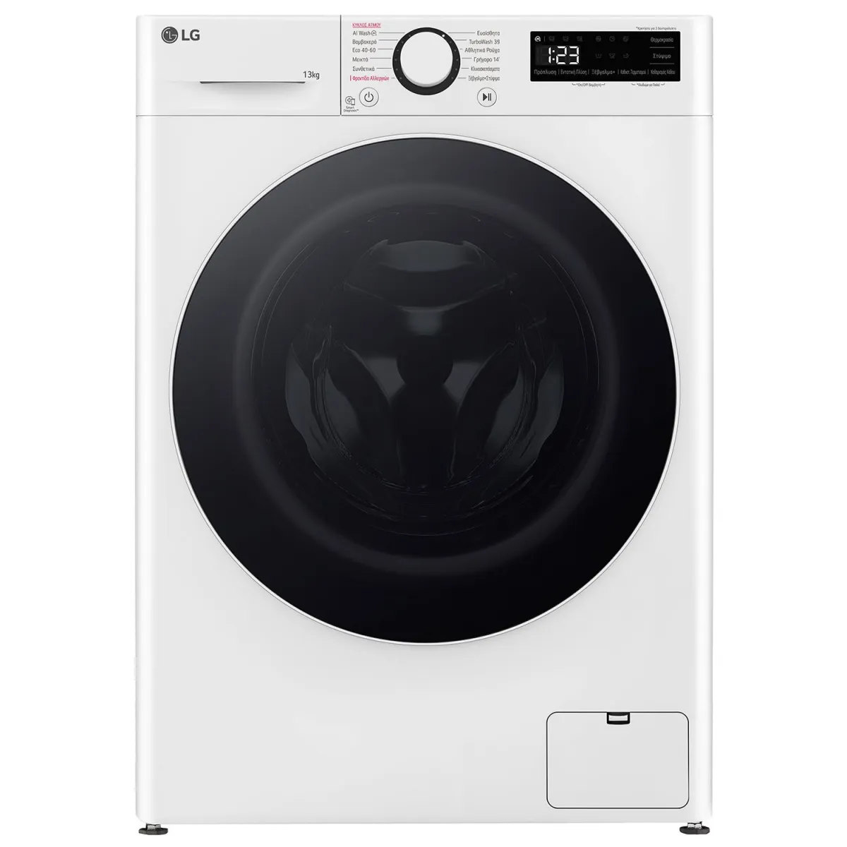 LG F4R5013TSWW Πλυντήριο Ρούχων 13,00 kg