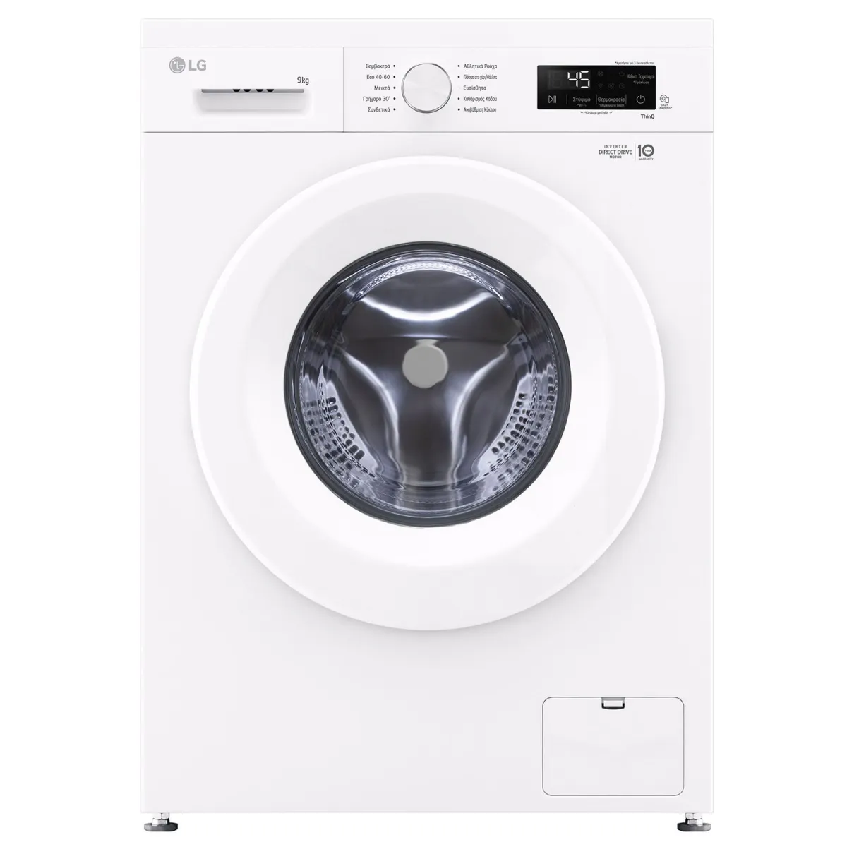 LG F4X1009NWH Πλυντήριο Ρούχων 9,00 kg