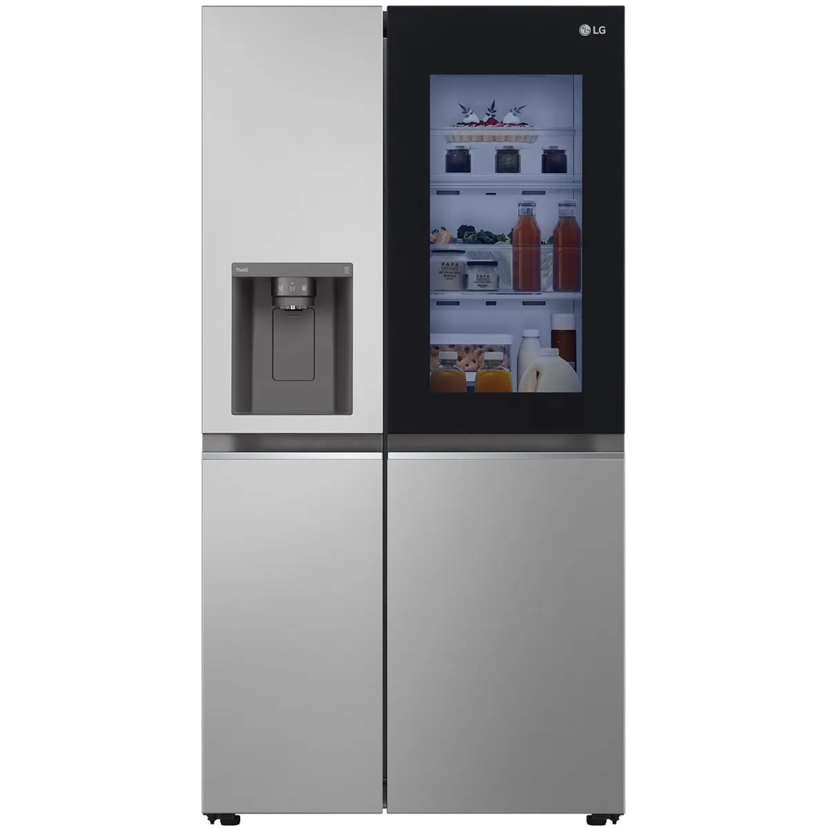 LG GSGV80PYLL Ντουλάπα Ασημί