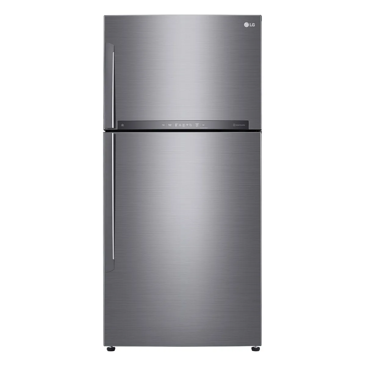 LG GTB916PZHED Δίπορτο Ψυγείο Ασημί