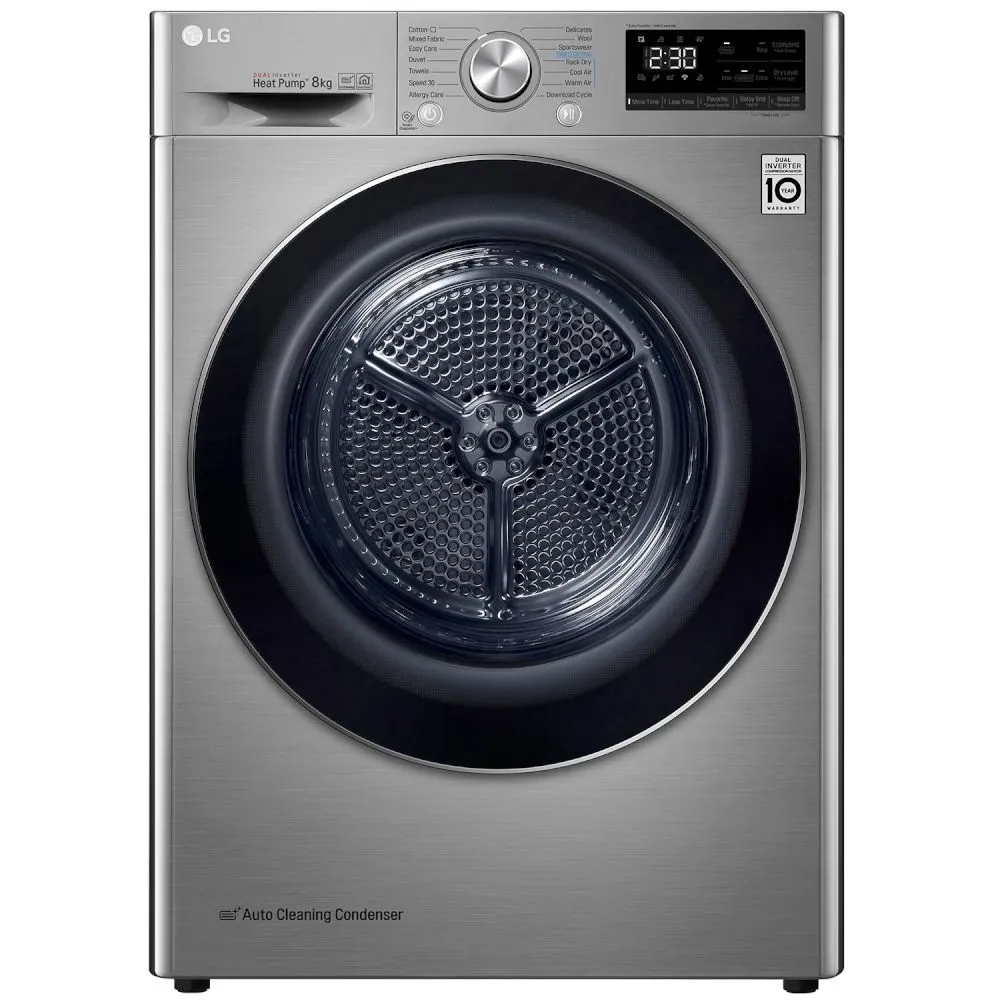LG RC80V9EV2W Στεγνωτήριο 8,00 kg