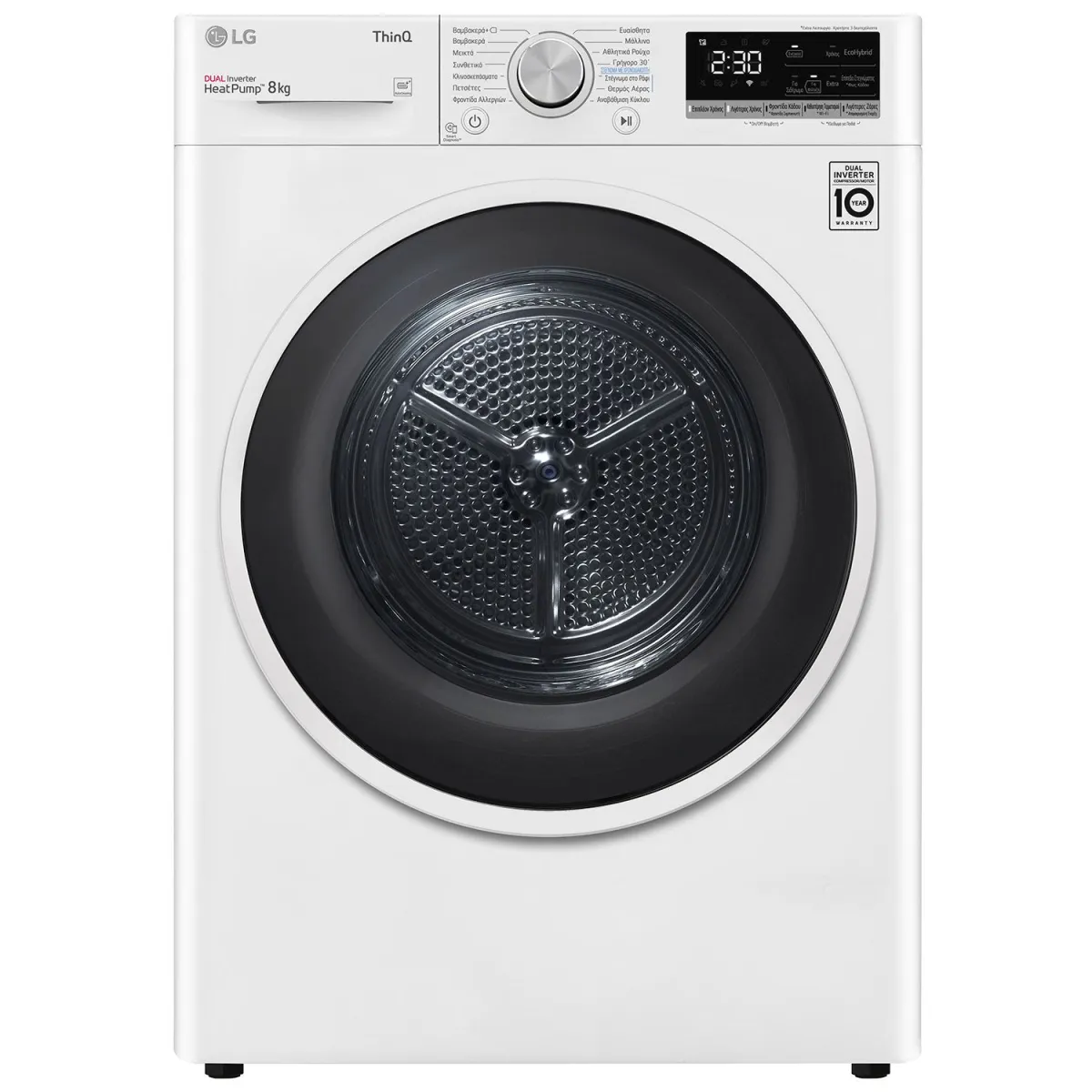 LG RH80V9AVHN Στεγνωτήριο 8,00 kg