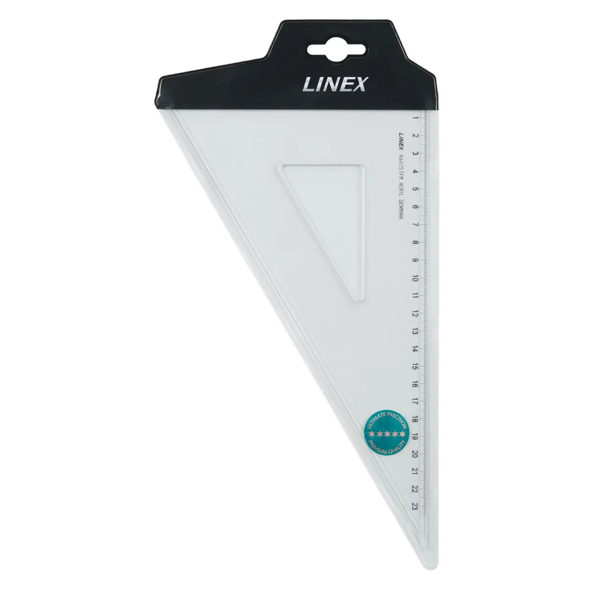 Linex Τρίγωνο A6025TFM Με Πατούρα 60° 25cm