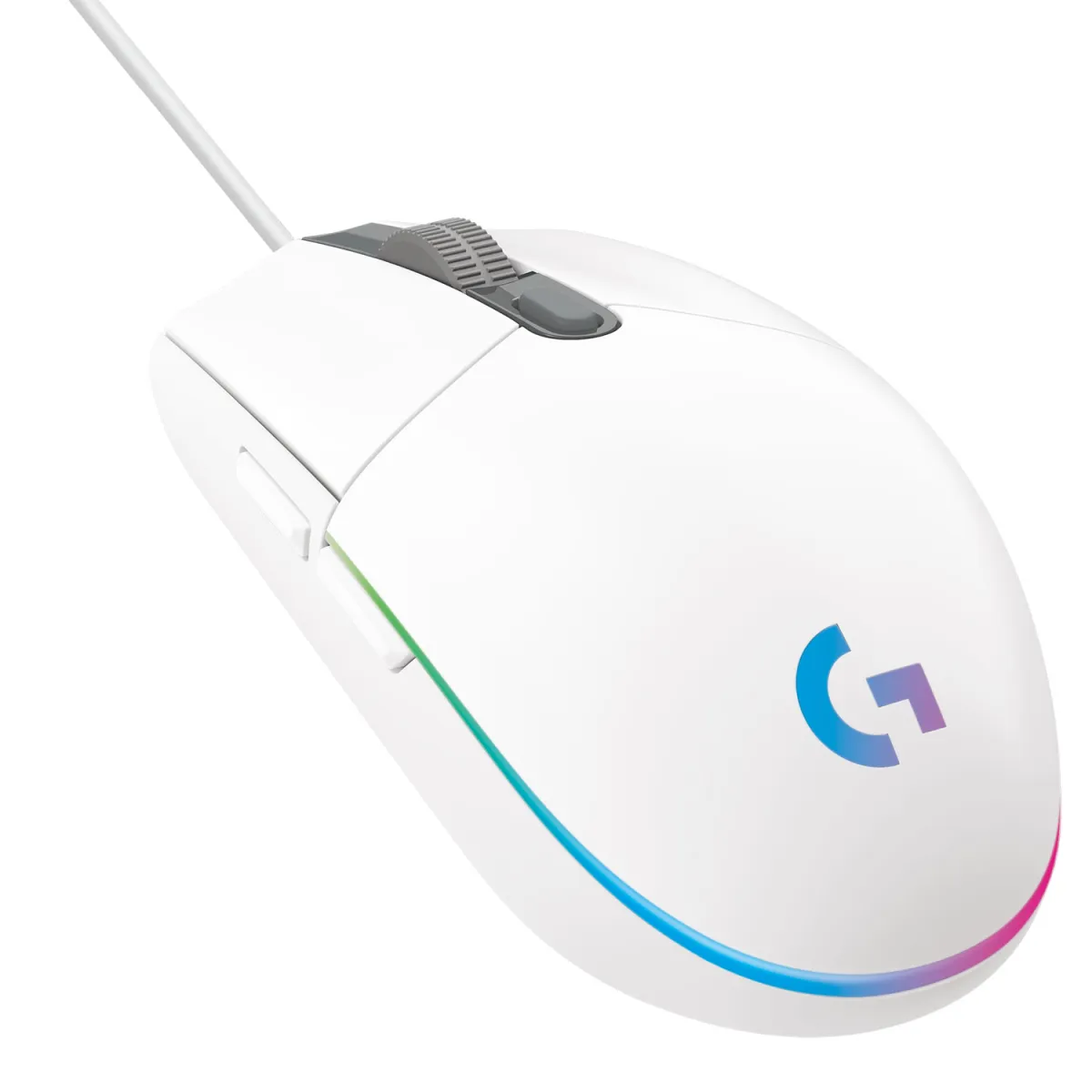 Logitech G Ποντίκι G102 Lightsync RGB White Ενσύρματο