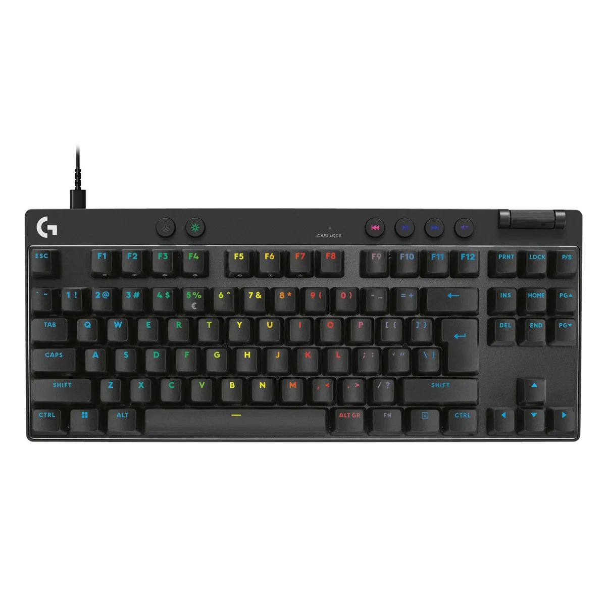 Logitech G Πληκτρολόγιο PRO X TKL Rapid Black