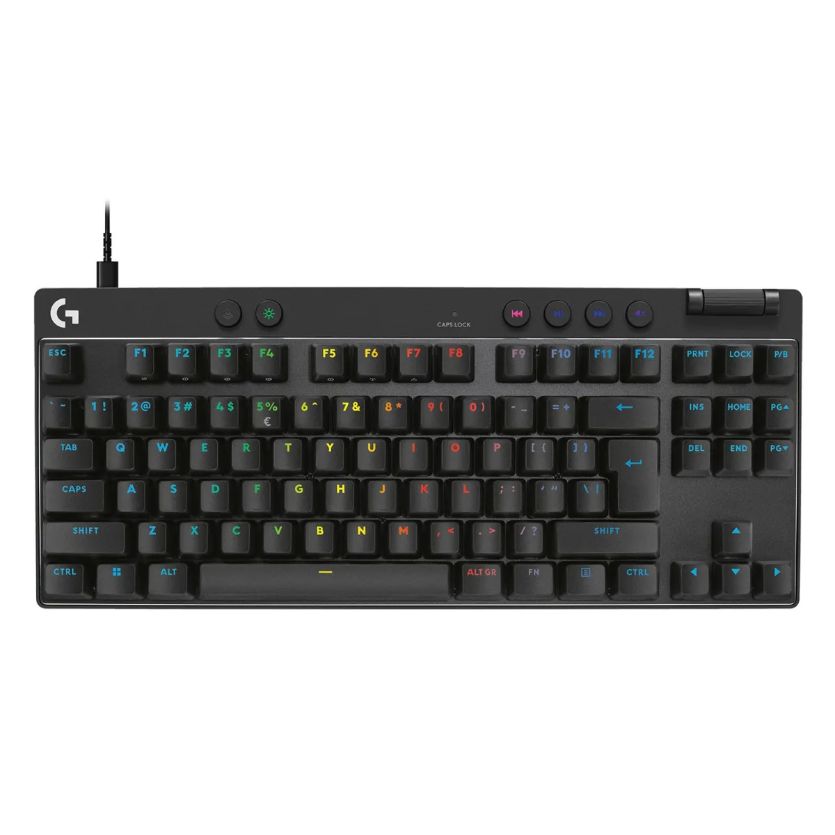 Logitech G Πληκτρολόγιο PRO X TKL Rapid Black