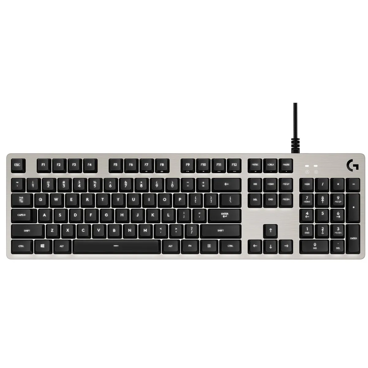 Logitech Πληκτρολόγιο G413 Silver Ενσύρματο