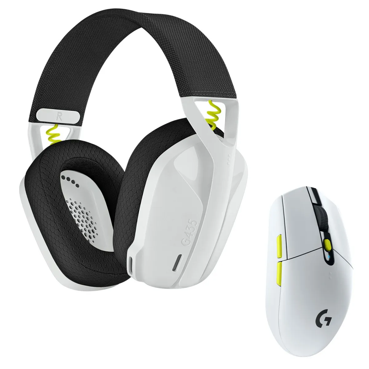 Logitech Gaming Headset & Mouse Ασύρματο Combo G435/G305