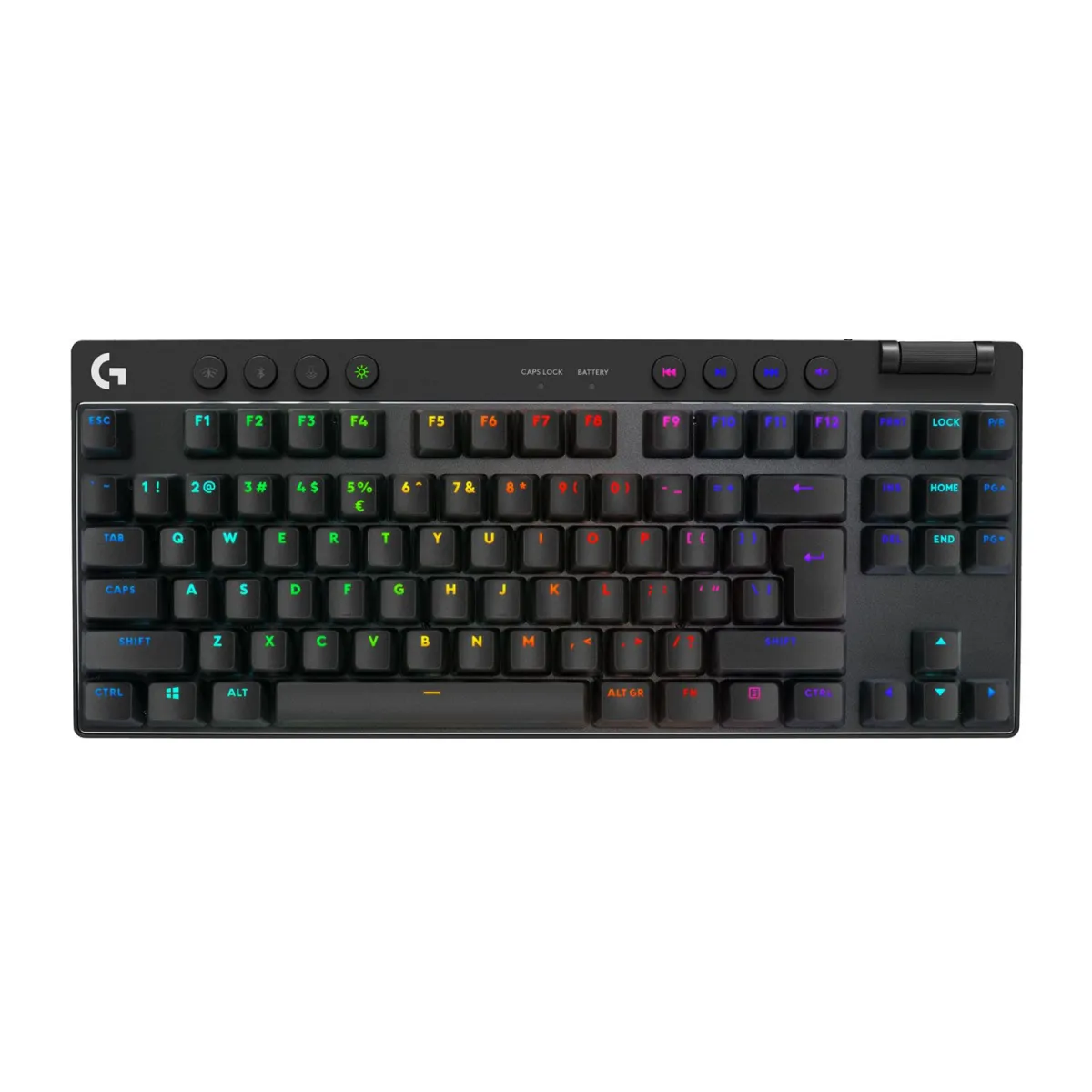 Logitech Gaming Keyboard G Pro X TKL Black Lightspeed US Tactile