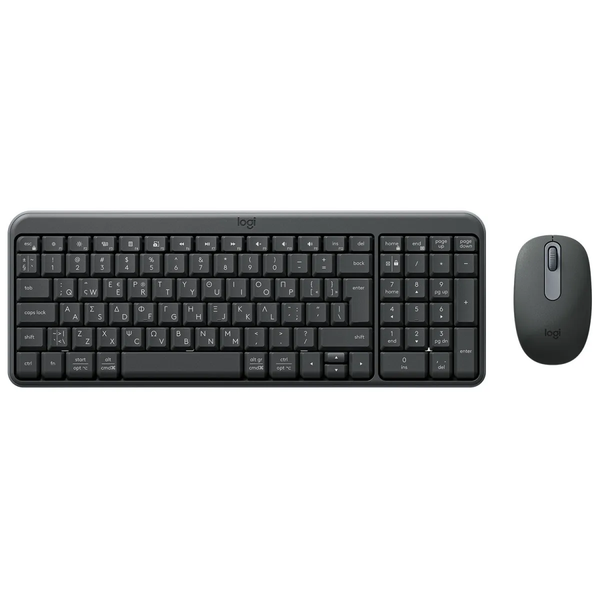 Logitech Πληκτρολόγιο-ποντίκι MK250 Bluetooth Graphite