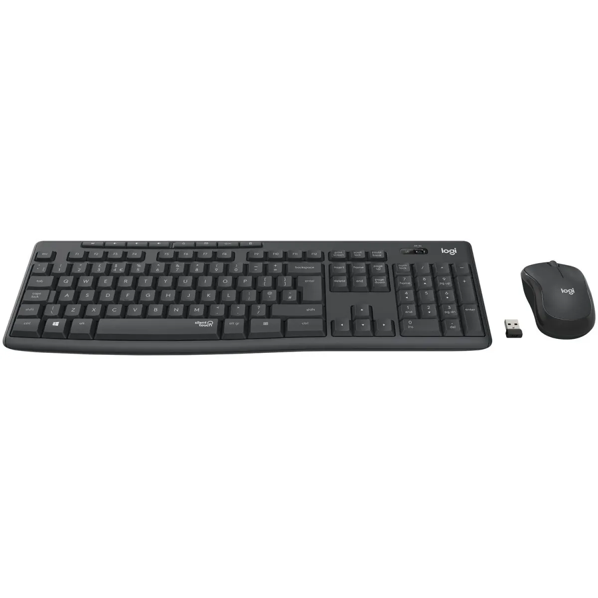 Logitech Πληκτρολόγιο - Ποντίκι MK295 Silent Ασύρματο