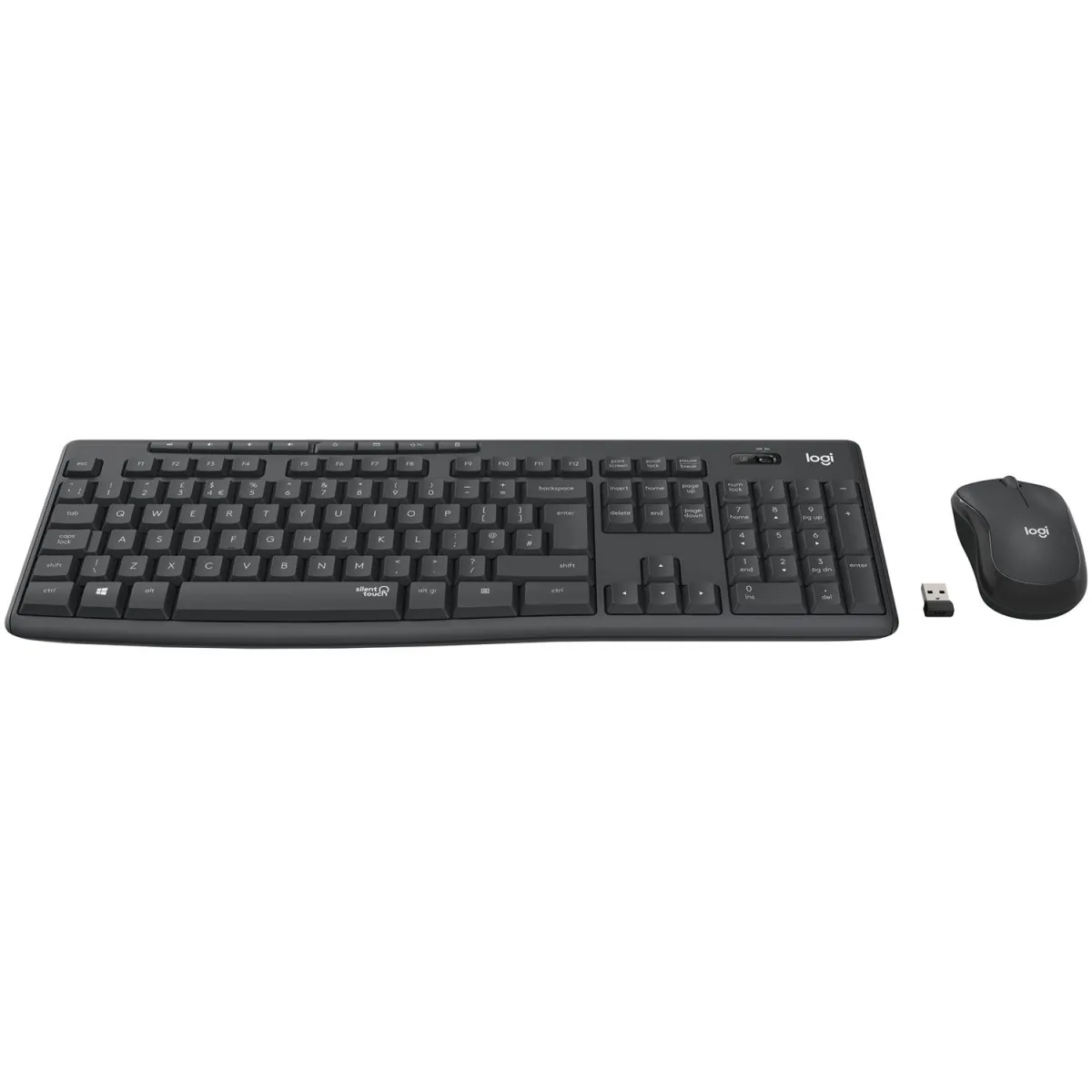 Logitech Πληκτρολόγιο - Ποντίκι MK295 Silent Ασύρματο