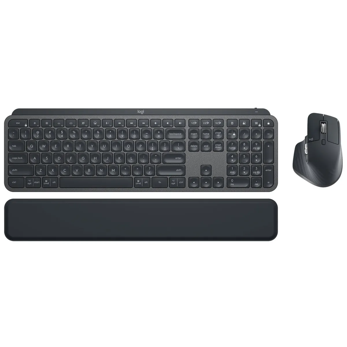 Logitech Πληκτρολόγιο-ποντίκι MX Keys S Combo Graphite