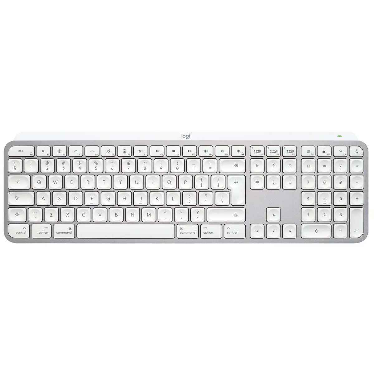 Logitech Πληκτρολόγιο MX Keys S Pale Grey for Mac