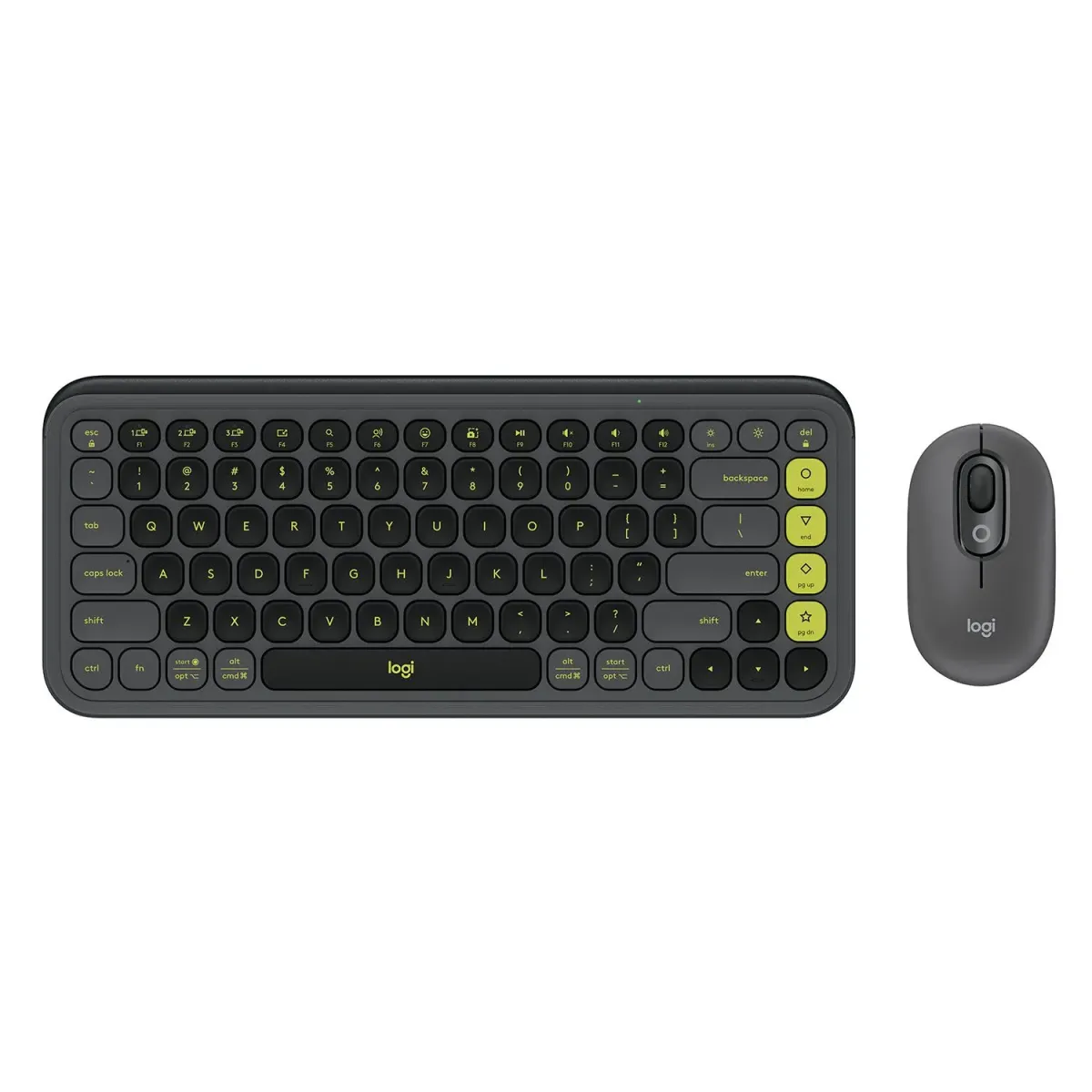 Logitech Πληκτρολόγιο-ποντίκι Pop Icon Graphite Combo