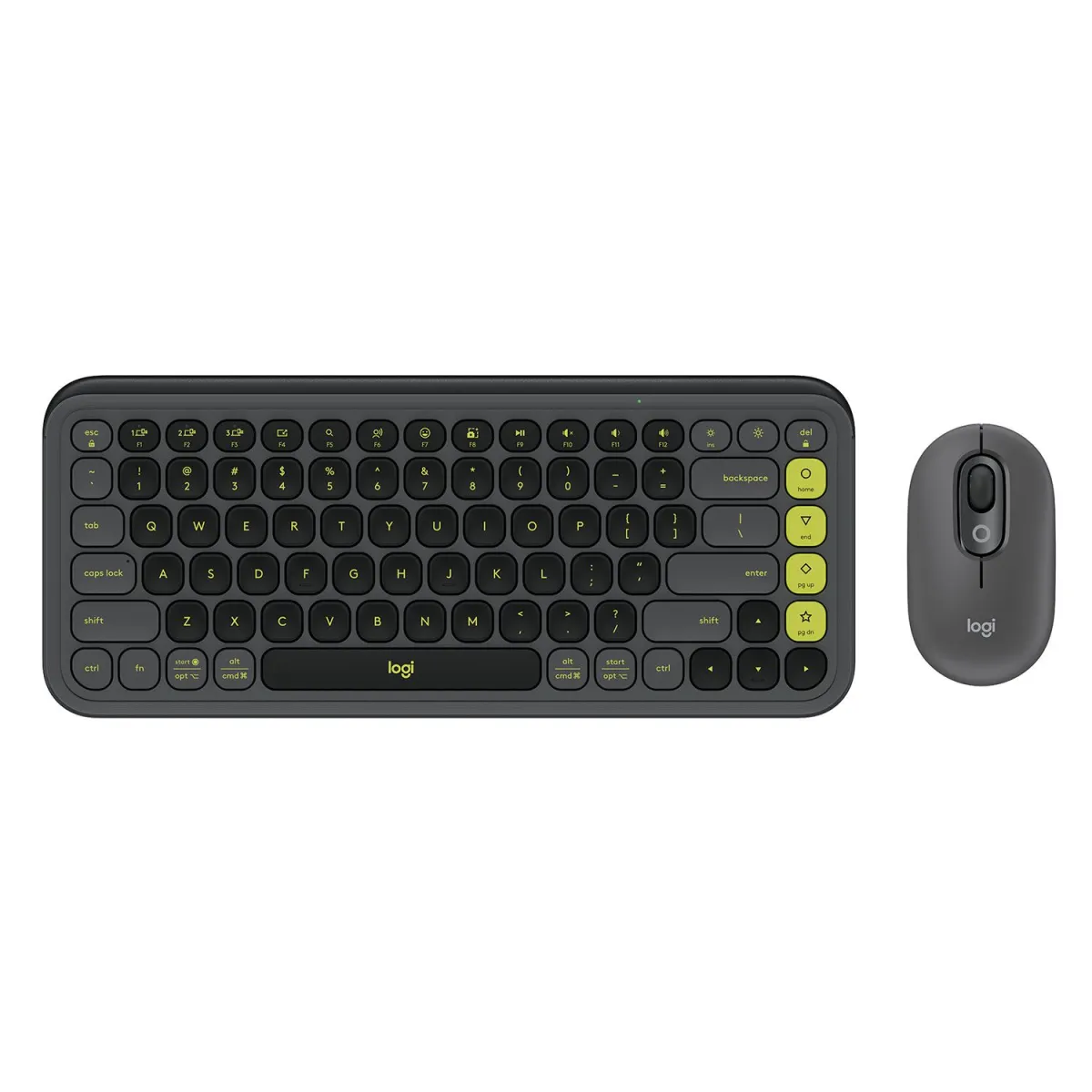 Logitech Πληκτρολόγιο-ποντίκι Pop Icon Graphite Combo