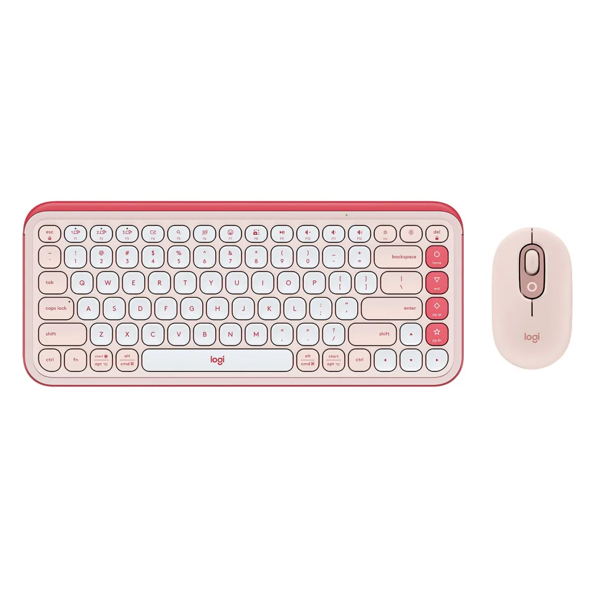 Logitech Πληκτρολόγιο-ποντίκι Pop Icon Rose Combo