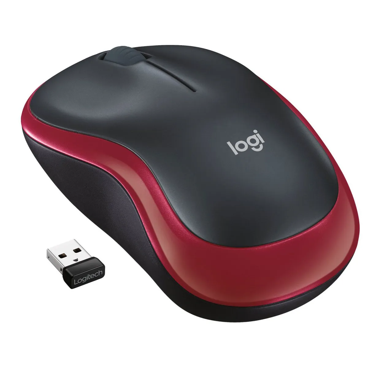 Logitech Wireless Mouse M185 Red