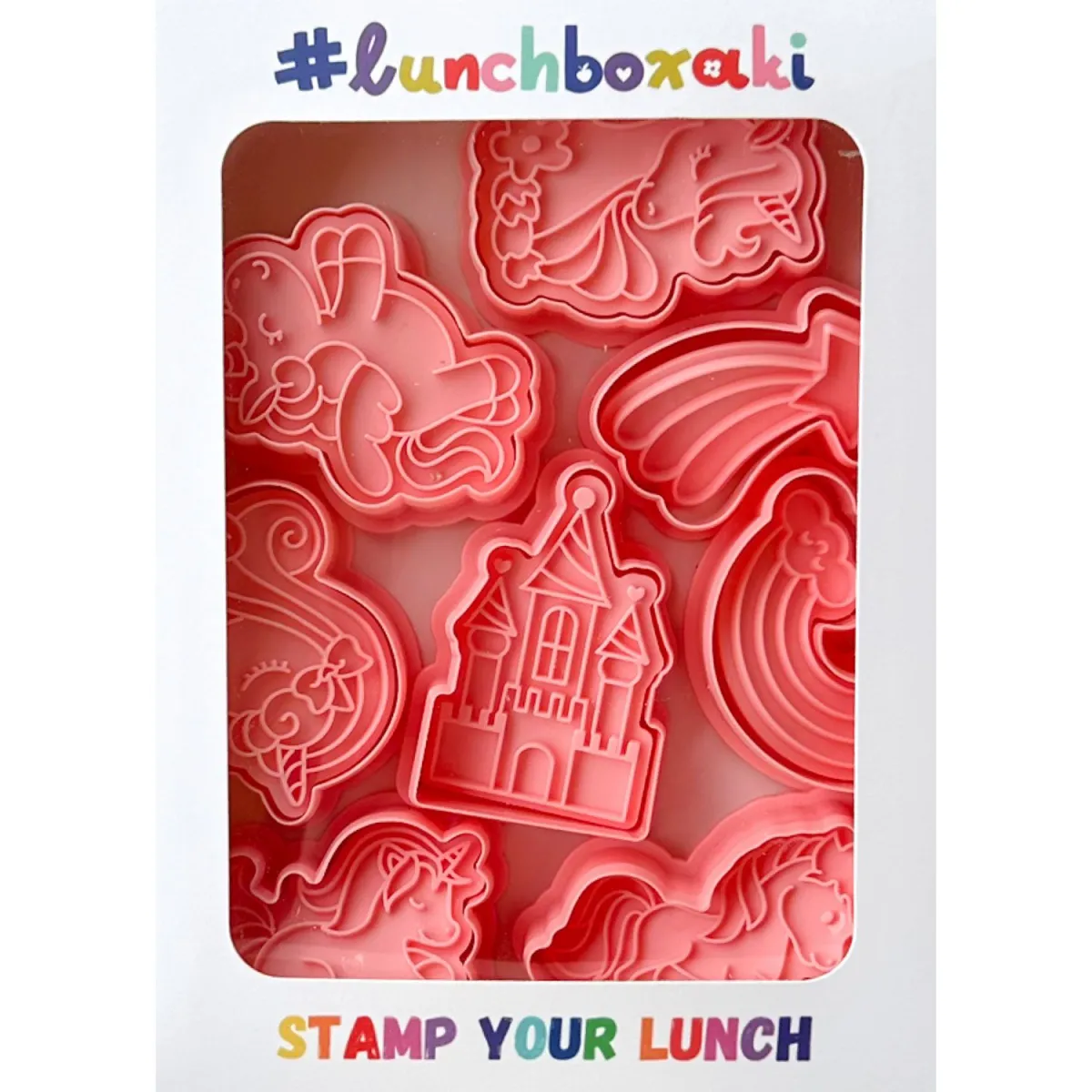 #lunchboxaki Cookie Cutters Unicorns' Castle 8τεμ.