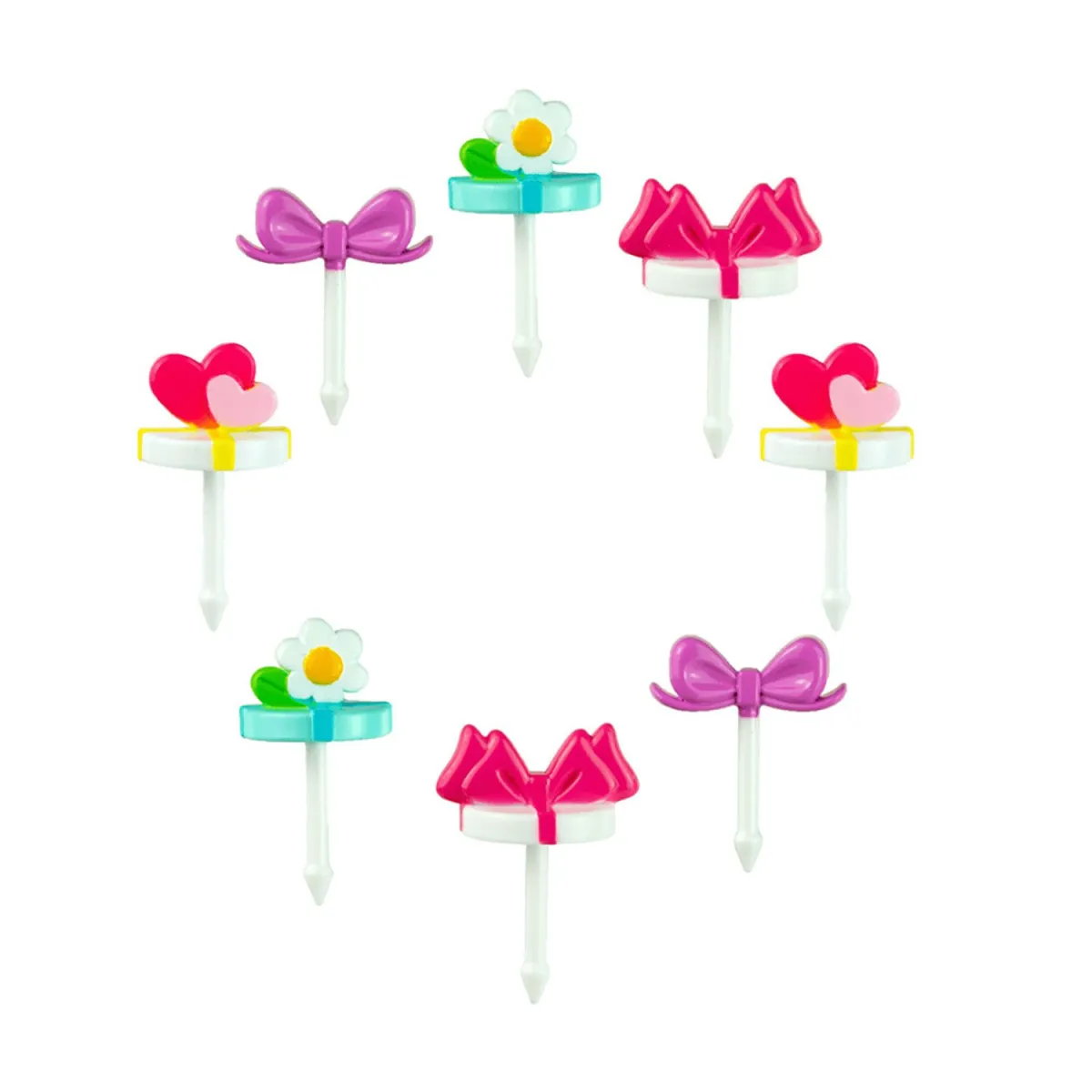 #lunchboxaki Food Picks(πηρουνάκια) Pretty Bows 8τεμ.