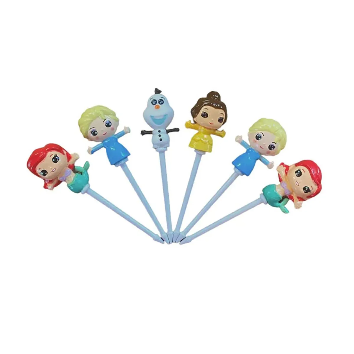 #lunchboxaki Food Picks(πηρουνάκια) Princesses 6τεμ.