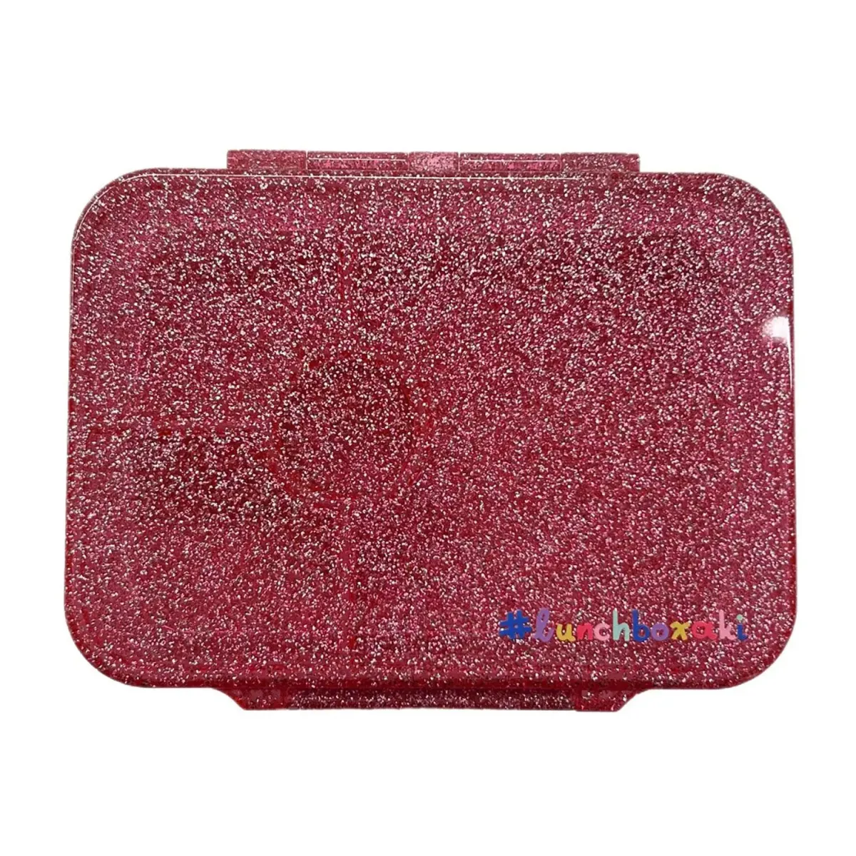 #lunchboxaki Φαγητοδοχείο Tritan με 4 Χωρίσματα Glitter Edition Ροζ