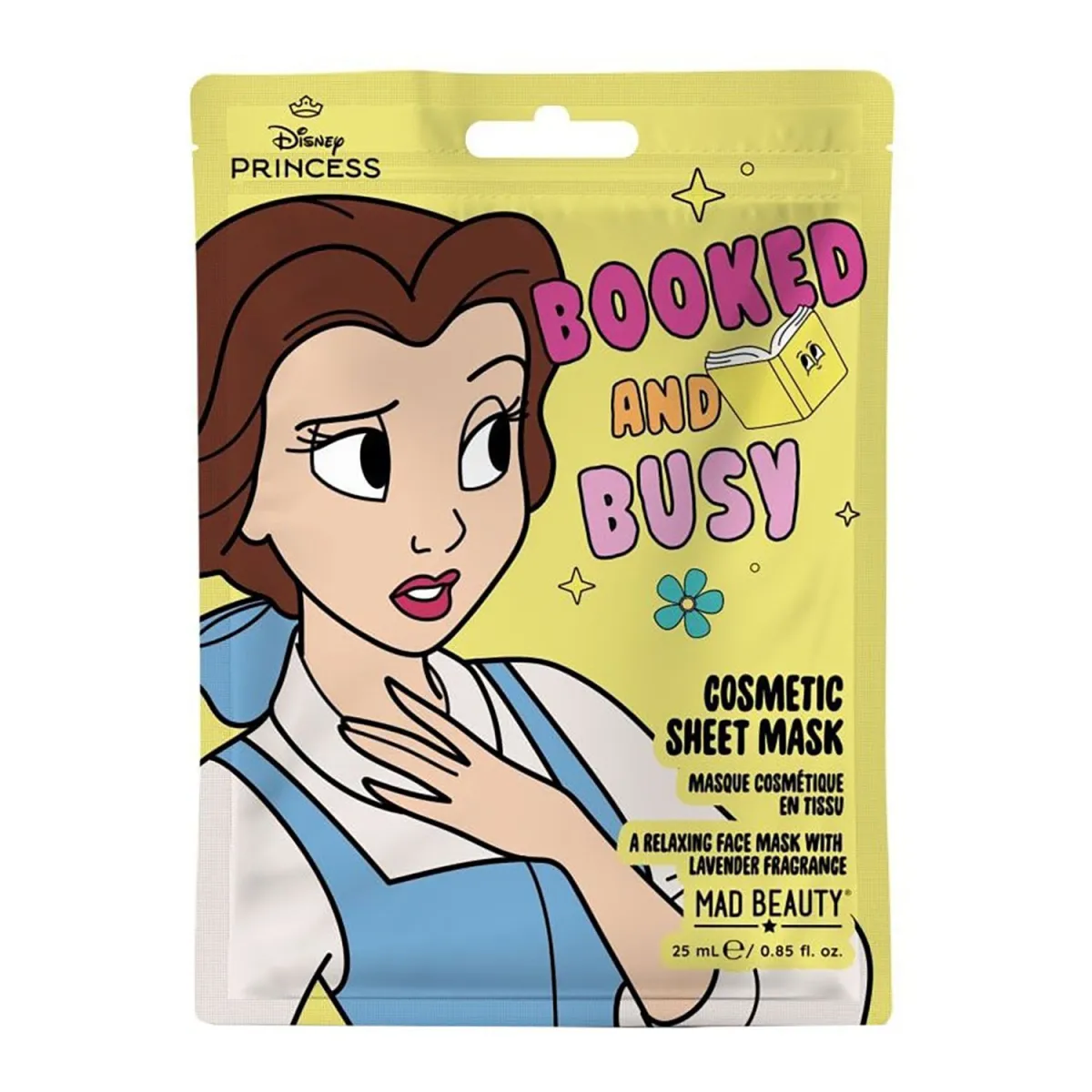 Mad Beauty Disney Princess Ενυδατική Μάσκα Προσώπου Belle
