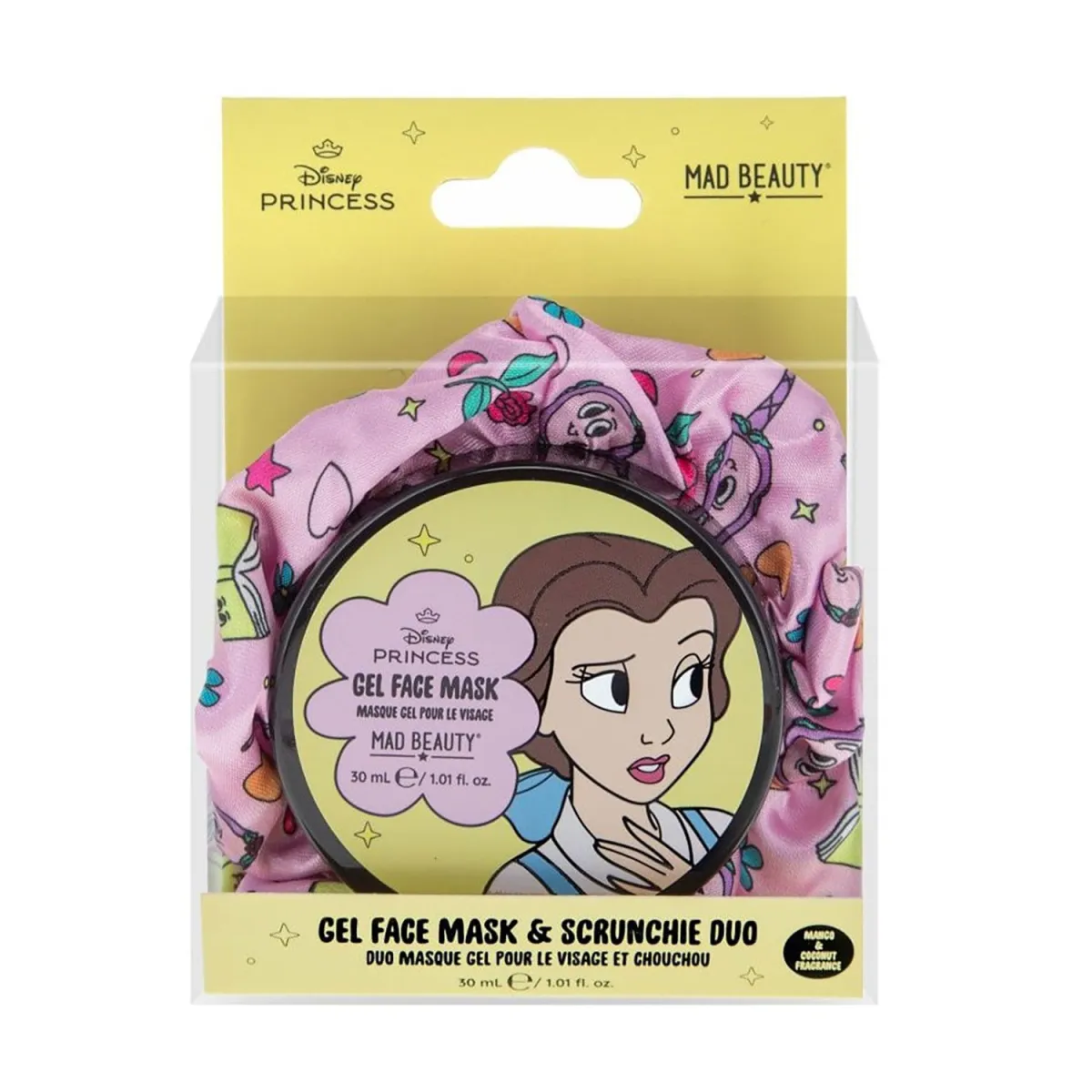 Mad Beauty Disney Princess Μάσκα Προσώπου Gel & Scrunchie Belle
