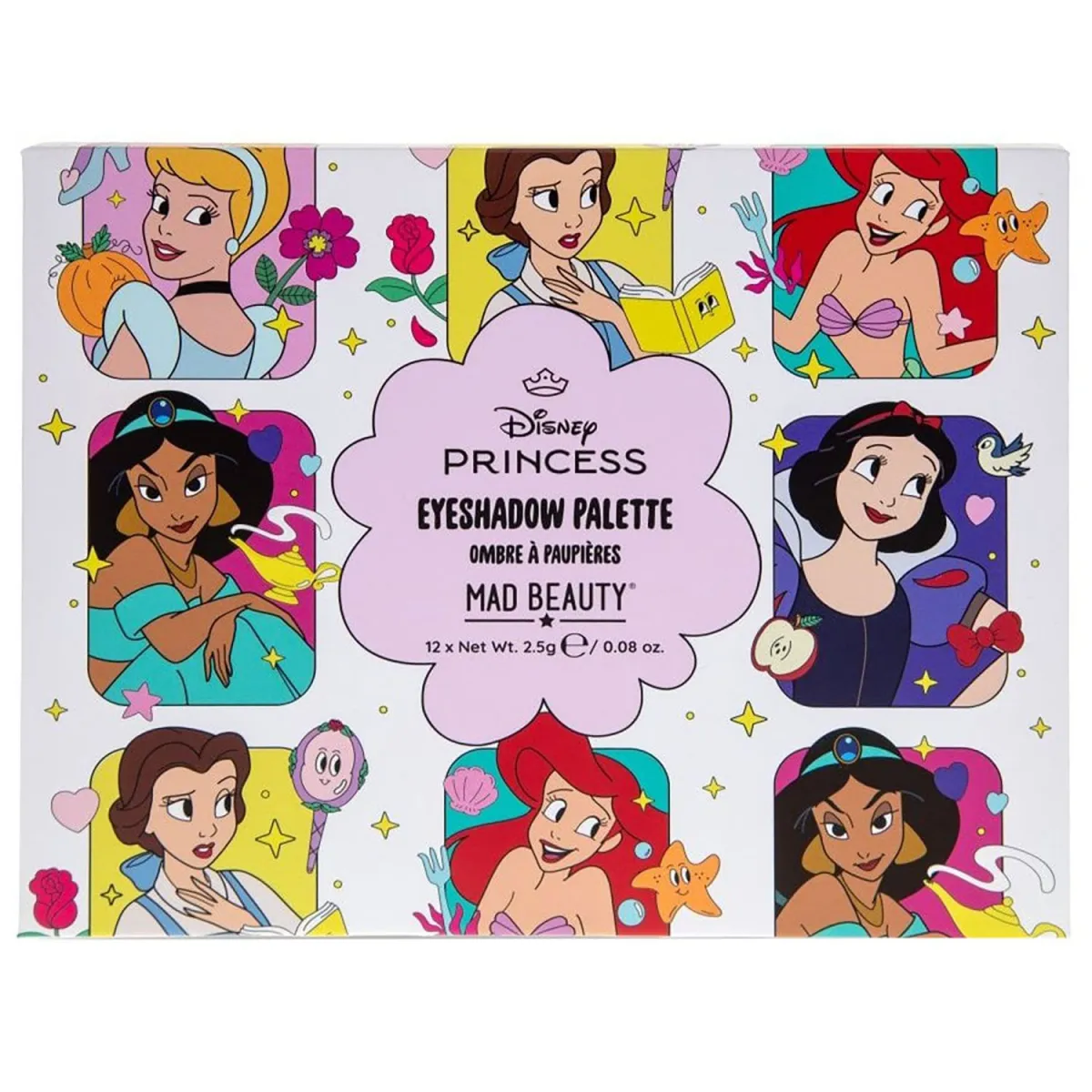 Mad Beauty Disney Princess Παλέτα Σκιών Ματιών