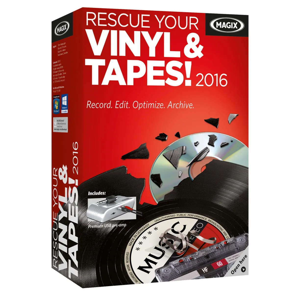 Magix Rescue your Vinyl & Tapes 2016