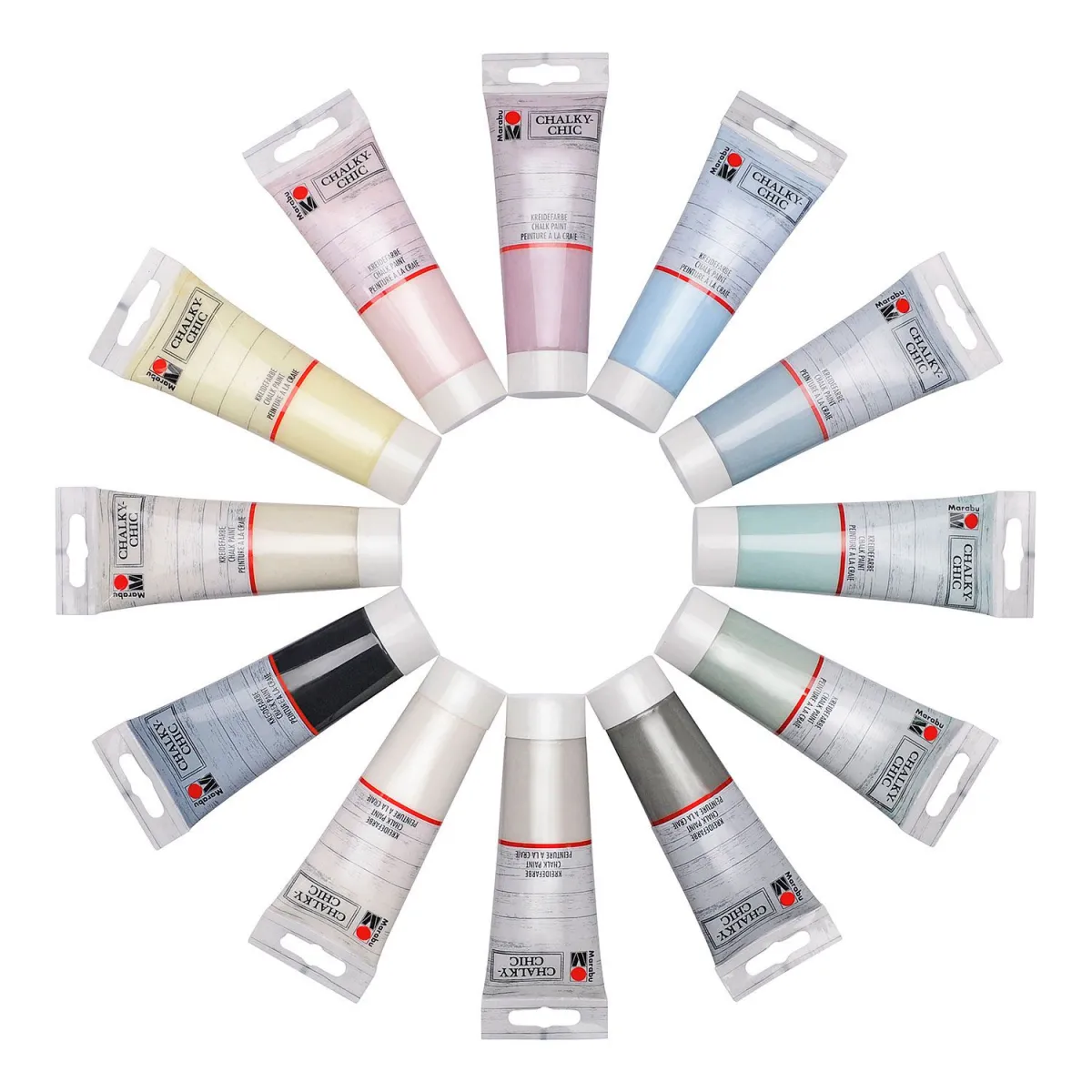 Marabu Χρώματα Κιμωλίας 100ml 12τεμ.