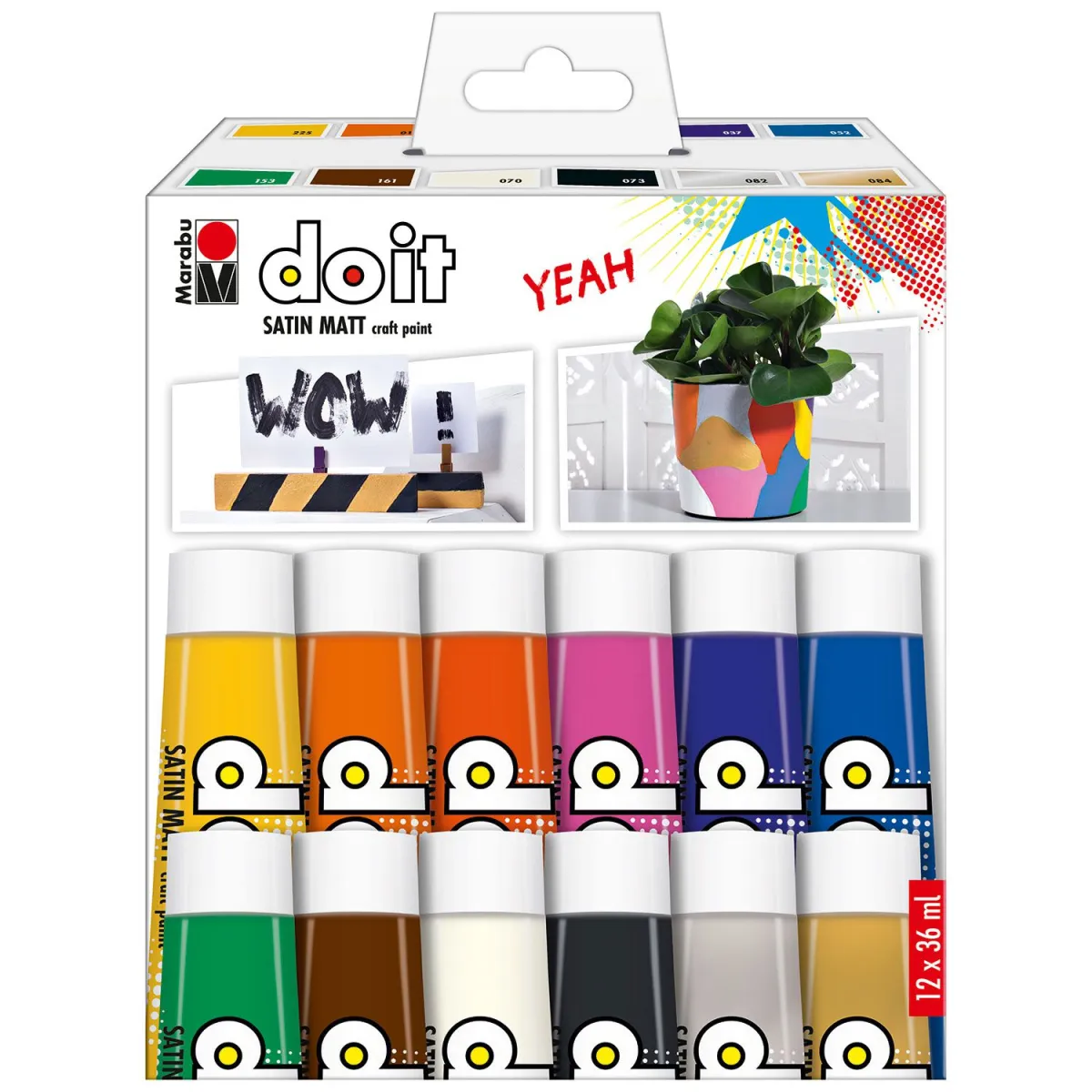 Marabu Ακρυλικά Χρώματα 12x36ml