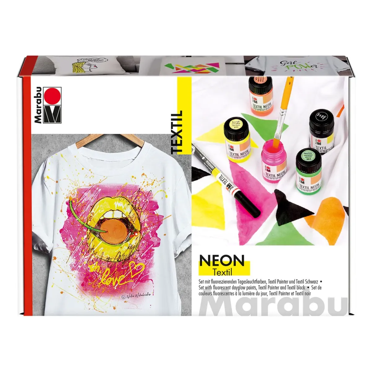 Marabu DIY Kit Textile Neon