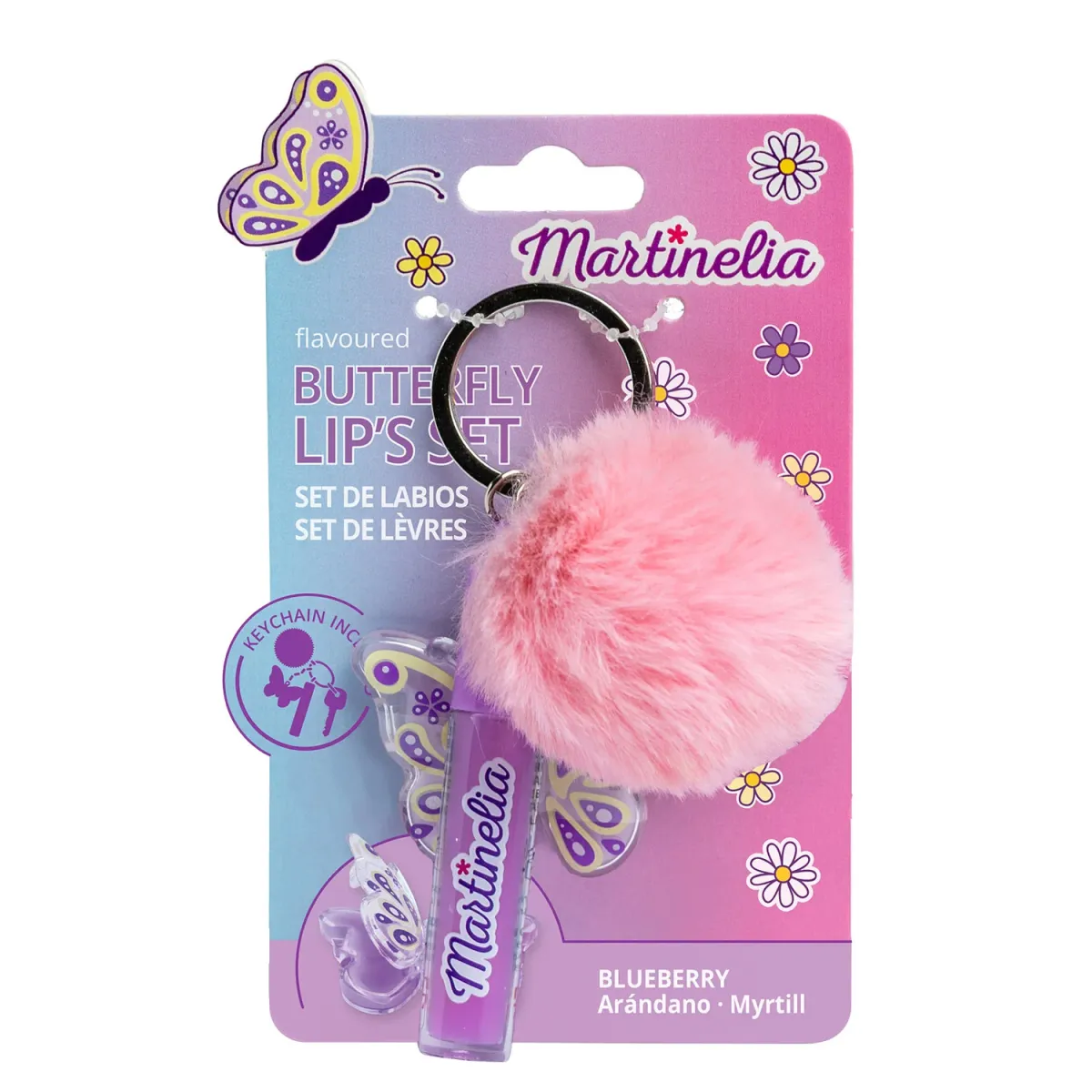 Martinelia World Butterfly Lip & Pompom Set