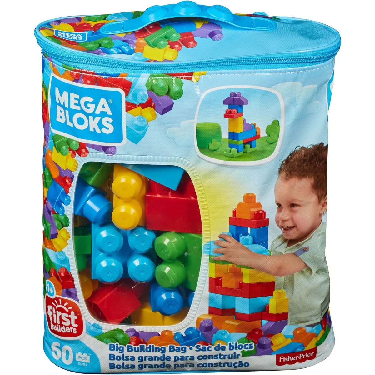 Mega Bloks Τουβλάκια - Τσάντα 60 τμχ.