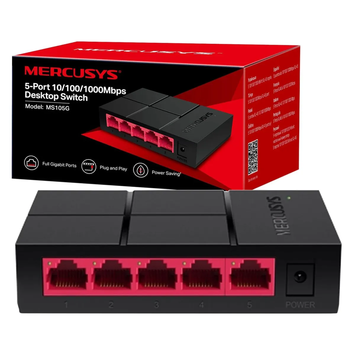 Mercusys Switch 5 Port MS105G