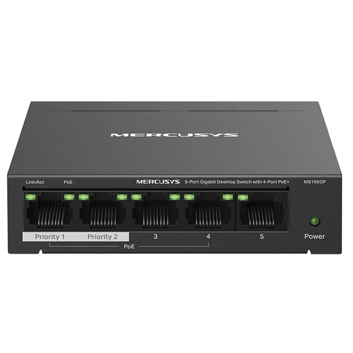 Mercusys Switch 5 Port PoE+ MS105GP
